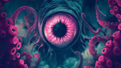 Psychedelic Squid Eye