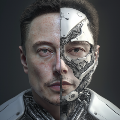 Half Human Half Robot