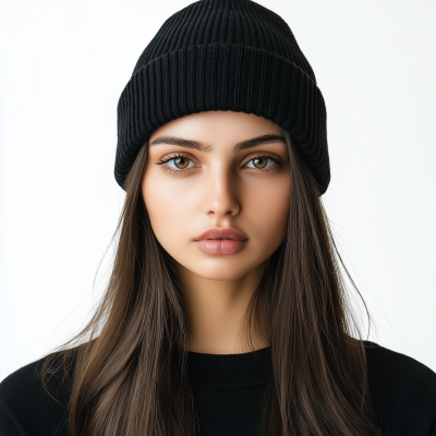 Young Woman in Beanie