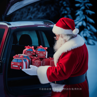Santa Loading Presents