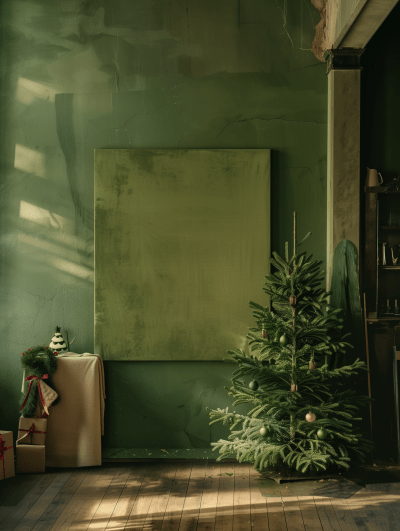 Christmas Decorated Room