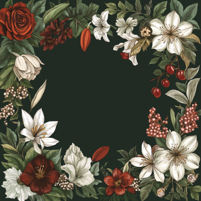 Vintage Botanical Pattern