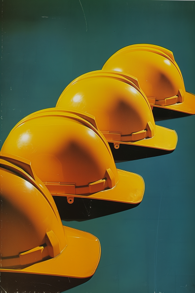 Vintage Safety Helmet Ad