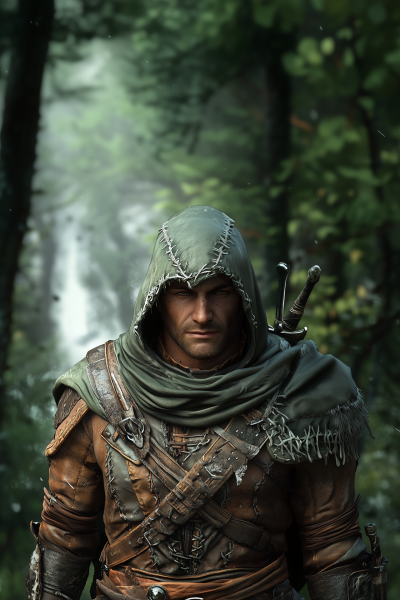 Hunter Character in Forbidden Forest