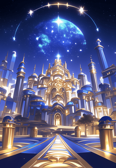Golden Palace at Night