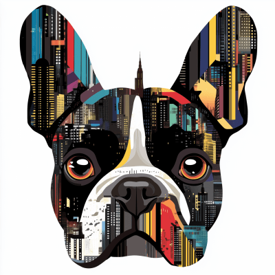 Geometric French Bulldog