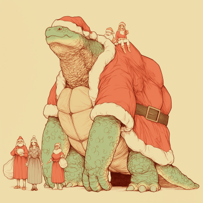 Santa Turtle