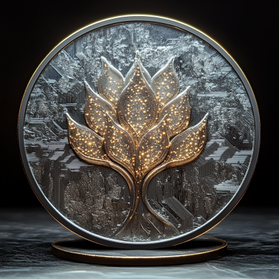 Golden Seed Coin Design