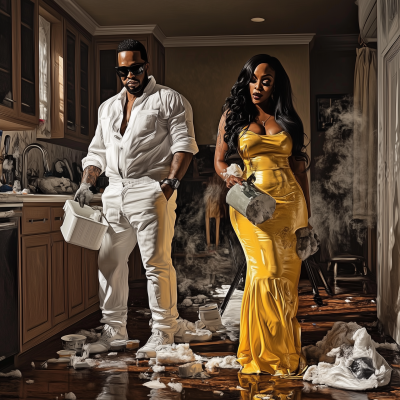 Diddy and Oprah House Work