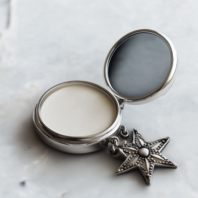 Polished Metallic Keychain Design