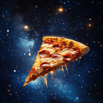 Pizza in Space