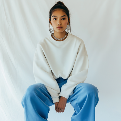 Filipina Model in Casual Attire