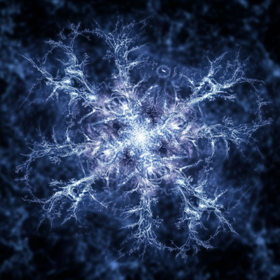 Fractal of Lightning and Snowflake