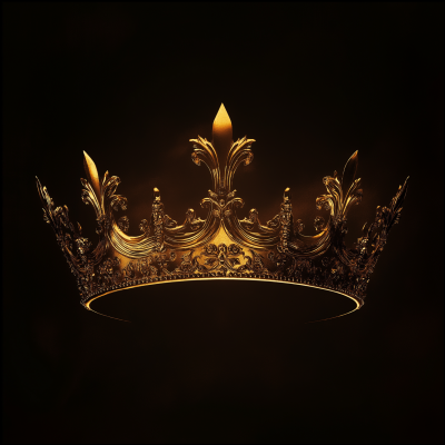 Golden Crown Illustration