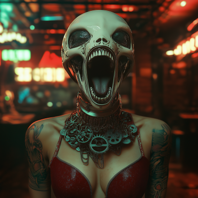 Surreal Alien Portrait