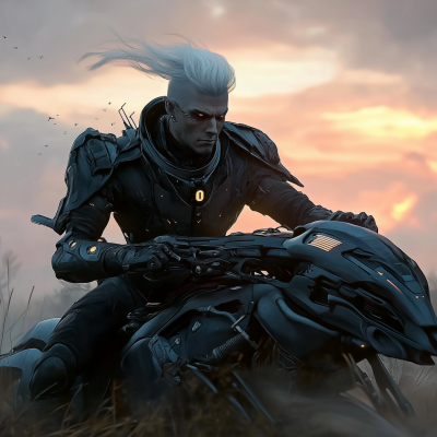 Cybernetic Drow Warrior