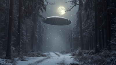 Mysterious UAP in the Forest