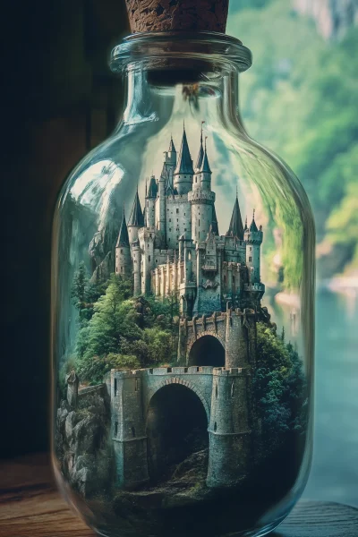 Castle in a Bottle