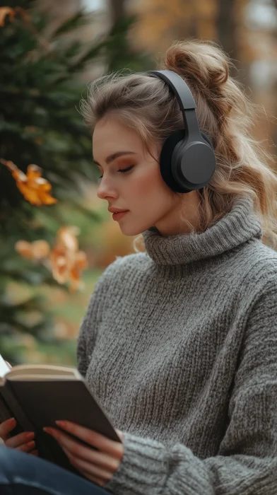 Focused Reader in the Park