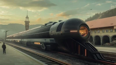 Futuristic Train Design