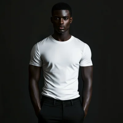 Stylish Black Male Model