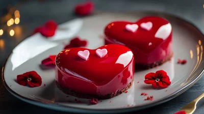 Valentine’s Day Heart Cakes