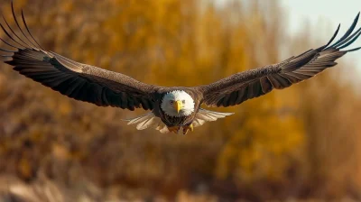 Majestic Bald Eagle in Flight