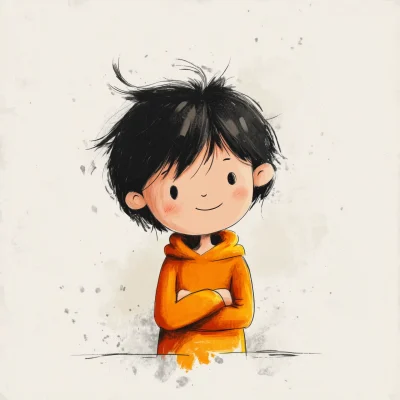 Cute Boy Illustration