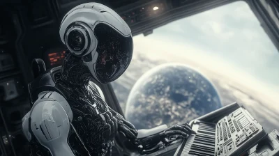 Robot Musician in Space