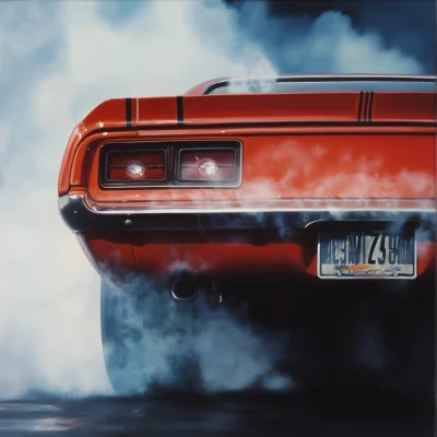 Classic Camaro Burnout