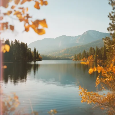 Fall Lake Reflection