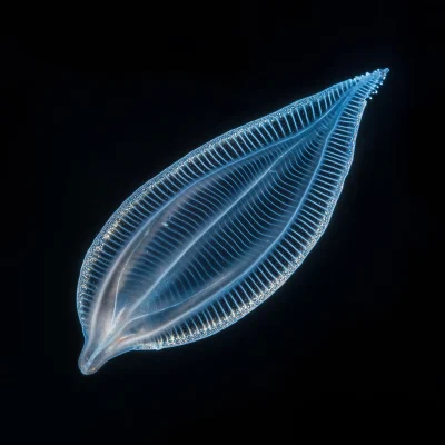 Transparent Ribbed Leaf