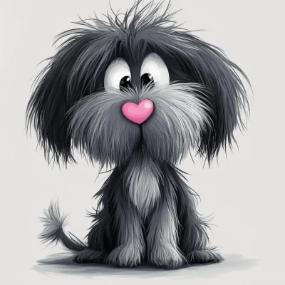 Shaggy Cartoon Dog