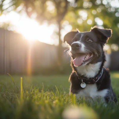 Dog Enjoying the Sun