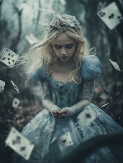 Alice in the Ice Forest