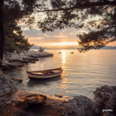 Serene Adriatic Sunset