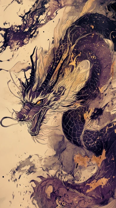 Abstract Dragon Wallpaper