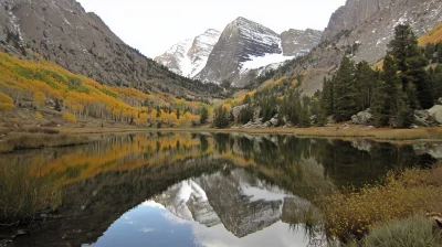 Serene Autumn Reflection