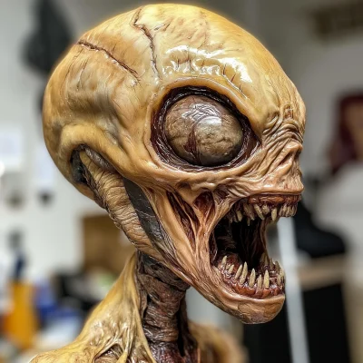 Grotesque Humanoid Alien