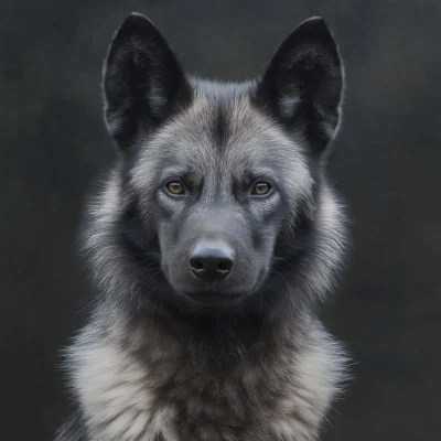 Hyena Husky Mix