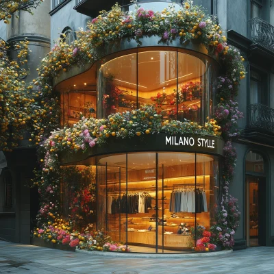 Luxury Flower Decorated Store