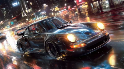 Cyberpunk Porsche 959