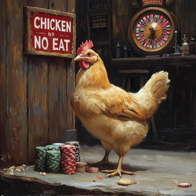 Western Chicken Casino Scene