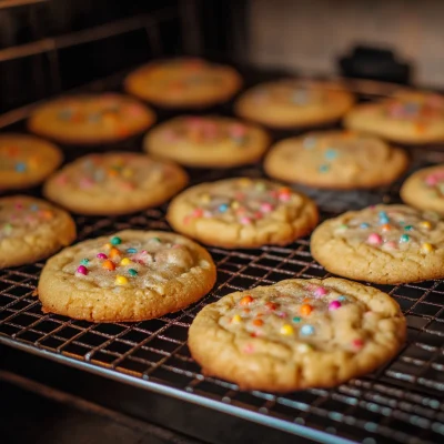 Freshly Baked Colorful Cookies