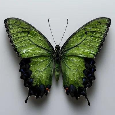 Green Zombie Butterfly