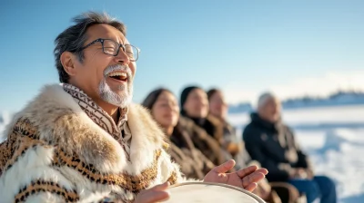 Inuit Elder Singing