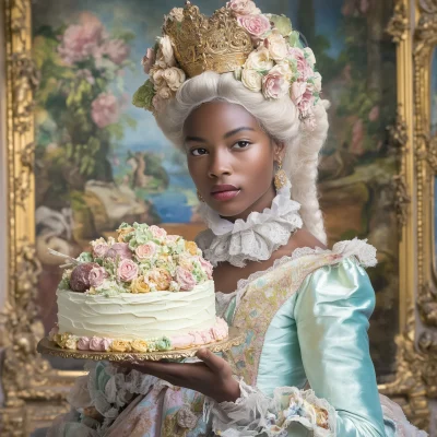 Jamaican Queen with Cake