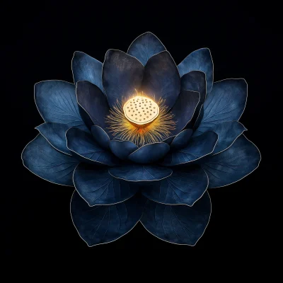 Blue Lotus Flower