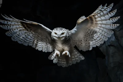 Snowy Owl in Flight