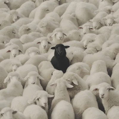 The Isolated Black Sheep